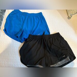 bcg Black & Blue Athletic Running Shorts Pair